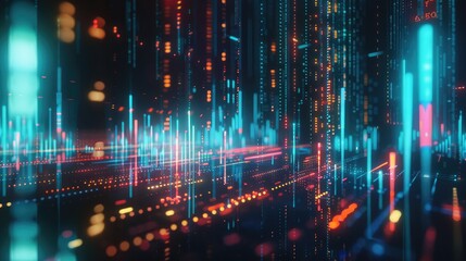 Fototapeta premium Using computer-coded automated trading and artificial intelligence-based trading,