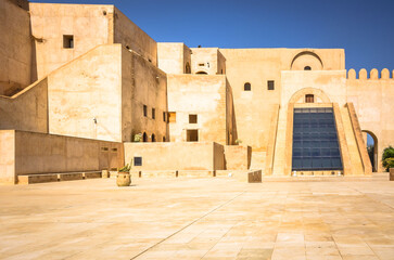 The courtyard of the kasbah fortress in Sousse, Tunisia.