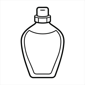 recommend clip art: Lotion line art vector