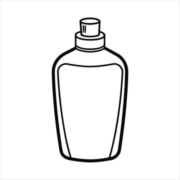 recommend clip art: Lotion line art vector