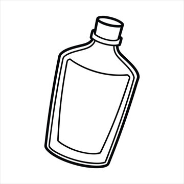 recommend clip art: Lotion line art vector