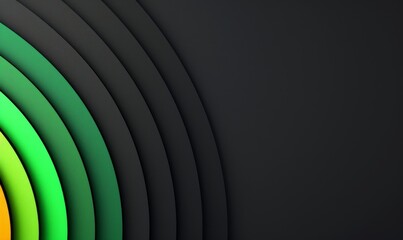 Fototapeta premium Abstract Green and Black Background