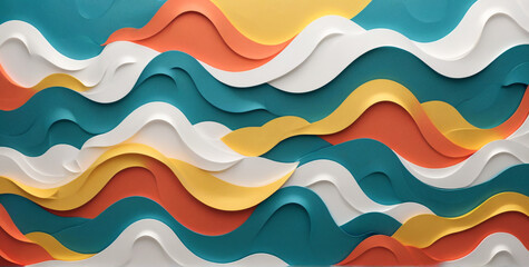 Fototapeta premium background with waves