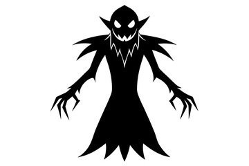  Black Halloween Designs on White Background