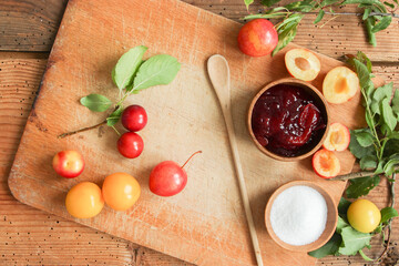 Wildfrüchte Wildobst Wild Obst Marmelade Früchte