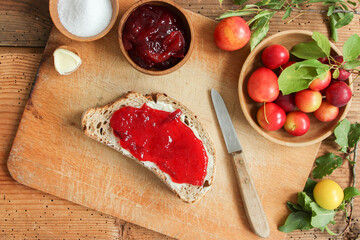 Wildpflaumen Wildobst Marmelade Konfitüre Wild Obst