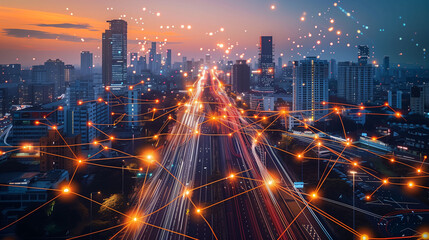 Connected city network 