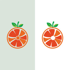 Vibrant & Bold Orange Vector Silhouette