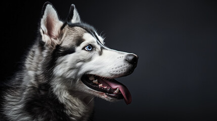 Obraz premium husky portrait