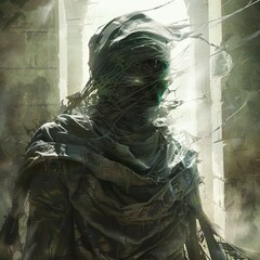 Fototapeta premium Veiled Woman