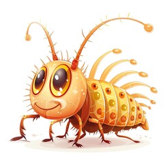 Lice Festival animal fashion cartoon isolated whitebackground 16:9