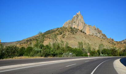 Keci Castle in Gumushane, Turkey.
