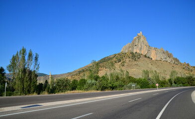 Keci Castle in Gumushane, Turkey.
