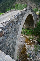 Obraz premium Bazbent Bridge, located in Gumushane, Turkey, was built during the Ottoman period. 