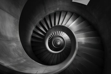 spiral staircase design Architecture background