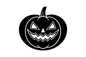 Vector Line Art Halloween Pumpkin Icon: Perfect for Your Spooky Designs