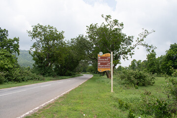 sign on the road