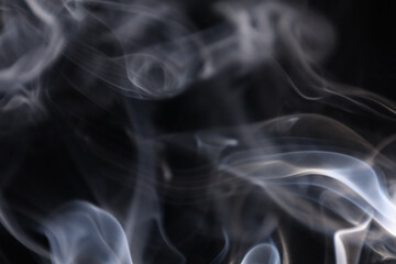 White smoke on a dark background, abstract, silver fog, minimalism, line of light