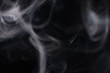 White smoke on a dark background, abstract, silver fog, minimalism, line of light