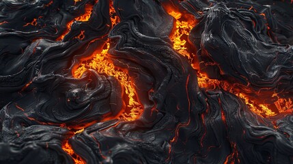 Authentic photo capturing realistic magma texture for immersive visual experience