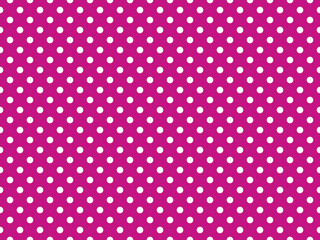 texturised white color polka dots over medium violet red pink ba