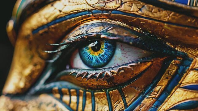 Eye of Horus. One of the most common symbols of the deity in Egypt.