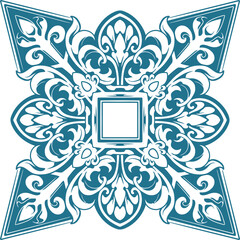 Baroque engraved. Victorian floral ornamental borders, vintage decorative frame elements. Vector illustration royal set for wedding invitation and greeting cards, ornaments romantic invitations