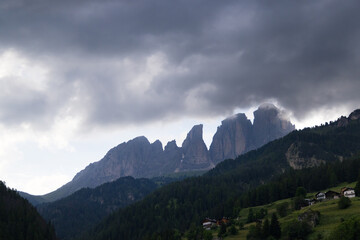 Clouds above Sassolungo - Val di Fassa - Italy
