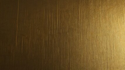 Fototapeta premium Background of minimalist, seamless HD quality wallpaper with ample copyspace, featuring no objects and an empty background - a serious brushed gold surface, softly lighted to create a sophisticated an