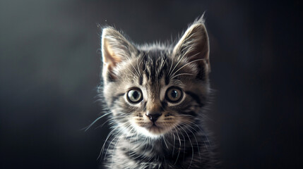 Obraz premium Portrait of a kitten, cat