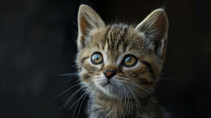 Obraz premium Portrait of a kitten, cat