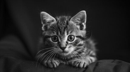 Portrait of a kitten, cat