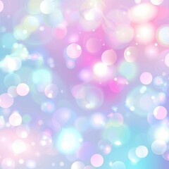 Fototapeta premium Blurred pastel background with bokeh effect, soft focus, dreamy and romantic style