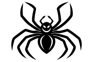 Vector Line Art Halloween Spider Icon