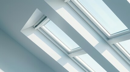 Obraz premium Daylighting Daylighting techniques maximize natural light