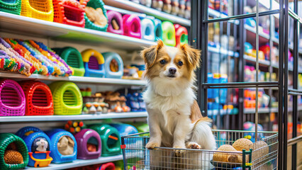 Pet product for sale in pet shop.