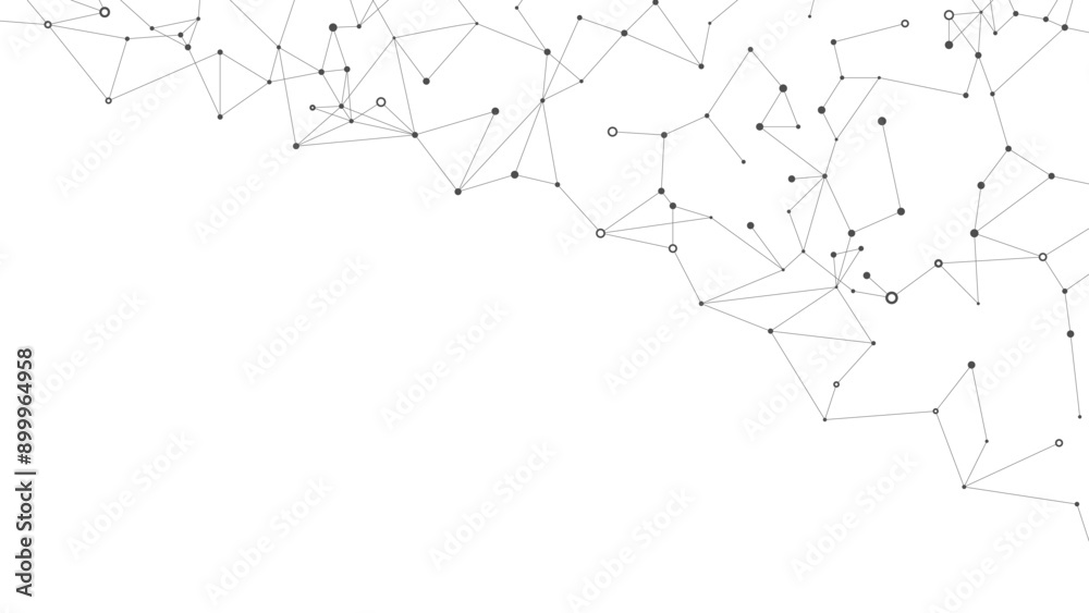 Poster Abstract technology background. Plexus mesh backdrop. Vector