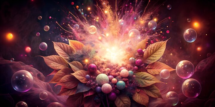 abstract fractal burst