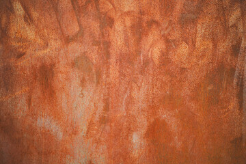 Old rusty sheet metal background, flat lay mockup or screensaver ideas