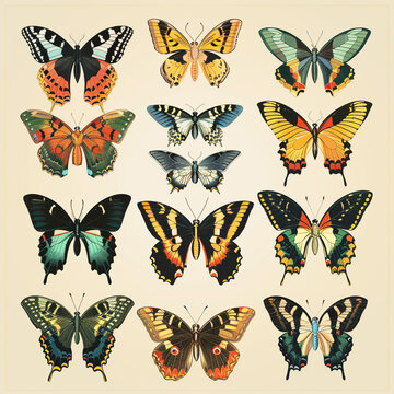 Beautiful batterfly pixelart,butterfly photoset,real butterflye