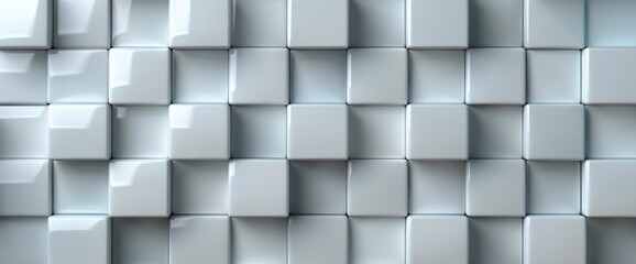 White Geometrical Abstract 3D Background Isolated Illustration , 3D , High Definition