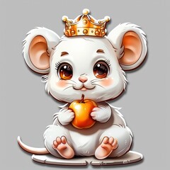 Adorable Cartoon Mouse