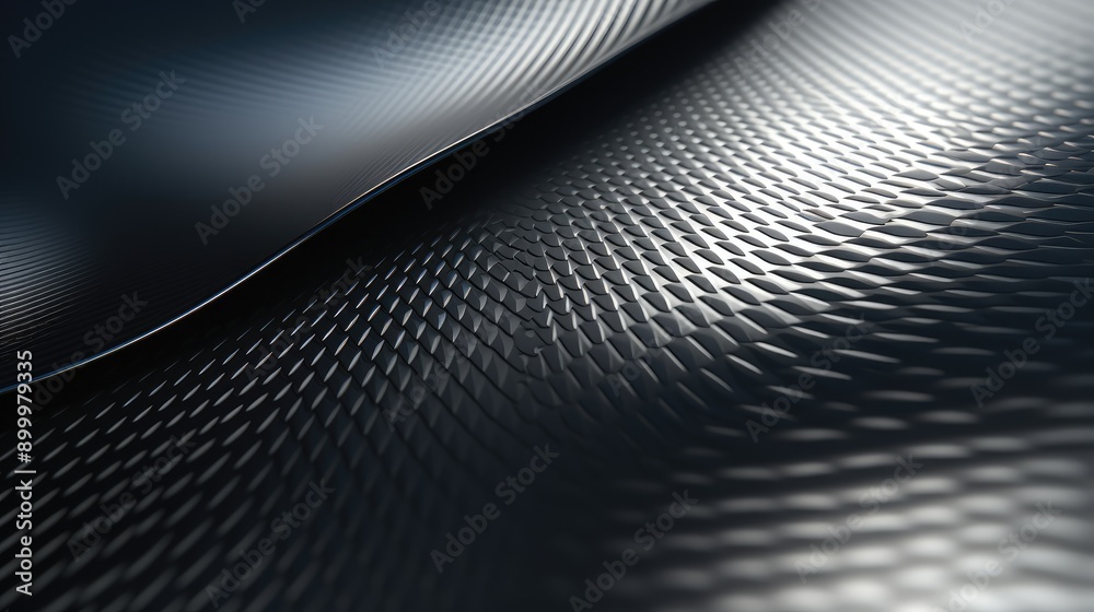 Poster black and white abstract background with a shiny surface, creating a visually striking and reflectiv