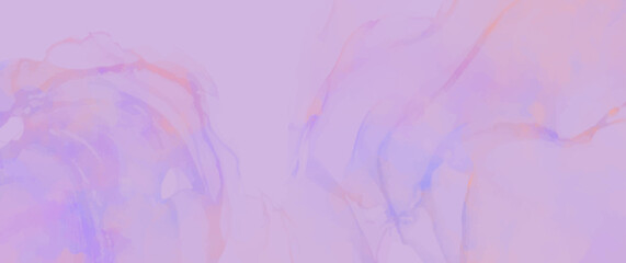 Abstract pink and purple vector background with glitter for cover design, card, flyer, poster and invitation. Hand drawn pastel color ink illustration. Fluid art. Modern watercolor backdrop.