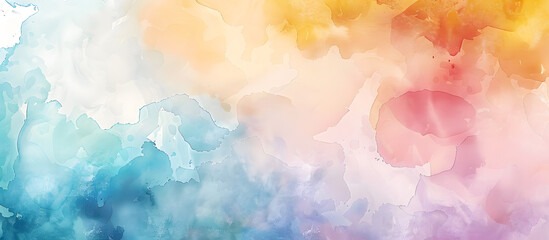 Fototapeta premium Abstract watercolor background with copy space image available.