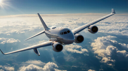Fototapeta premium airplane in flight