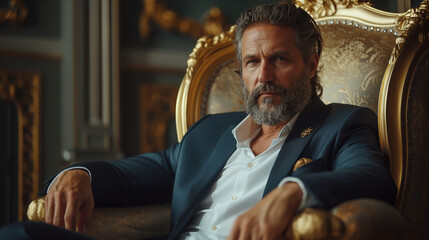 Old Money Fashion, a man in an expensive jacket