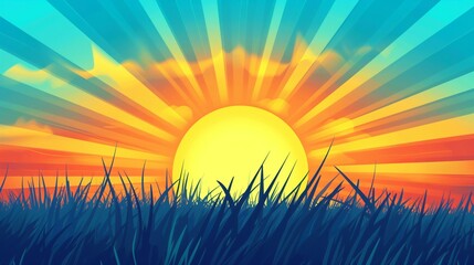 Sunbeam. wallpaper.