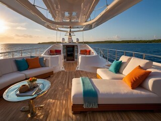 Fototapeta premium ship deck