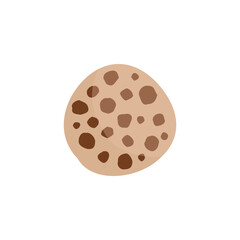 Chocolate chip cookie icon, Cookie vector icon for apps or web	